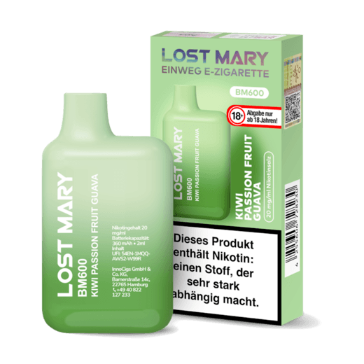 Lost Mary Kiwi Passionfruit Guava BM600