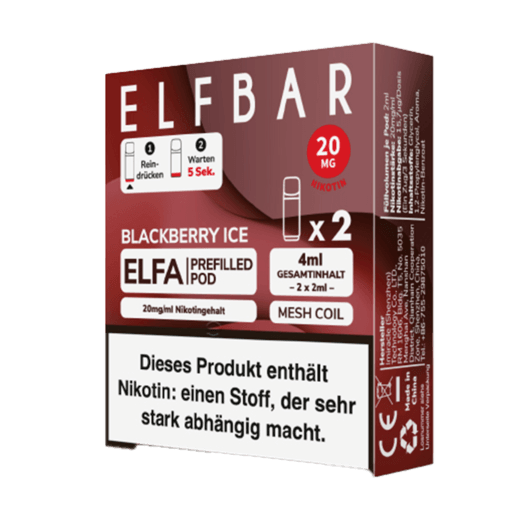 Elf Bar Elfa Pod Blackberry Ice