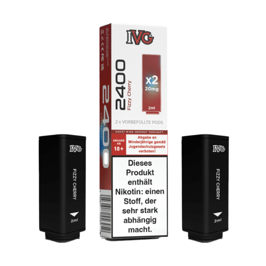 IVG 2400 2er Pods Fizzy Cherry 600