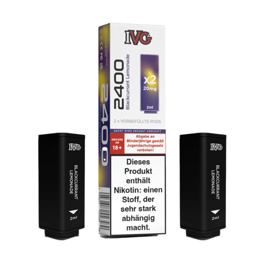 IVG 2400 2er Pods Blackcurrant Lemonade 600